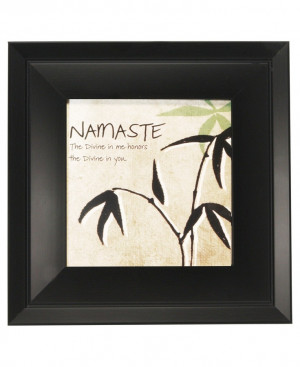 Inspirational Art: Namaste Quote, Divinity