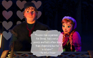 Frozen Anna and Kristoff + quotes