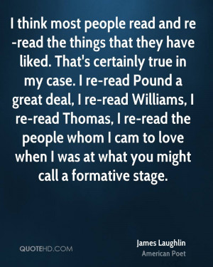 think there's no excuse for the American poetry reader not knowing a ...