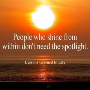 shine from within