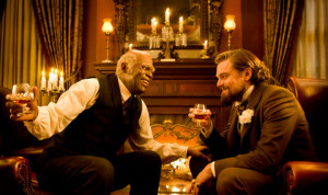 Samuel L. Jackson and Leonardo DiCaprio in 