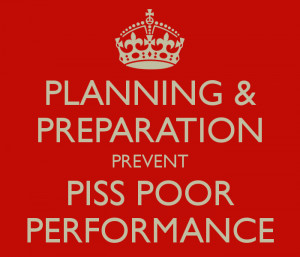 the five p s proper planning prevents poor performance