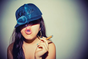 ... swaggie smoke cigarette illness girl girl with swag girl with swagger