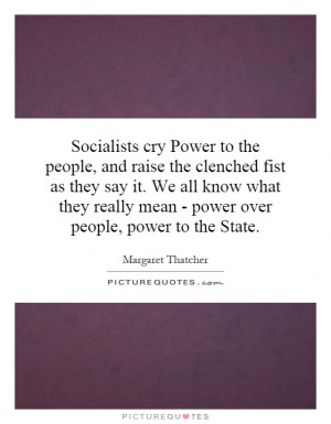 socialists-cry-power-to-the-people-and-raise-the-clenched-fist-as-they ...