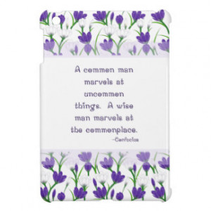 Confucius Inspiration Quote- Spring Crocus Flowers Cover For The iPad ...