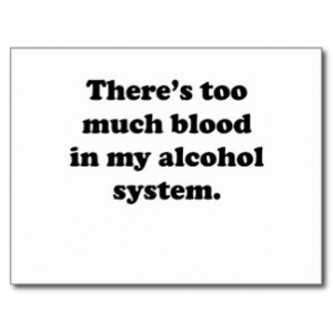 Funny Drinking Quotes Postcards