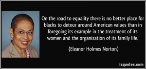 equality there is no better place for blacks to detour around American ...