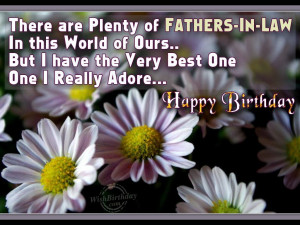 Birthday Quotes For Father In Law ~ Birthday Wishes for Father In Law ...