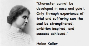 Helen Keller with ALS