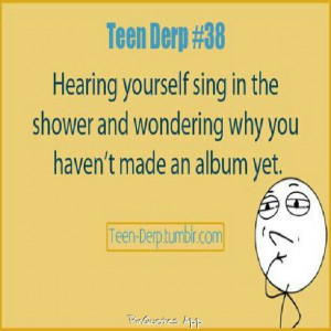 Singing In the shower