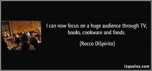 can now focus on a huge audience through TV, books, cookware and ...