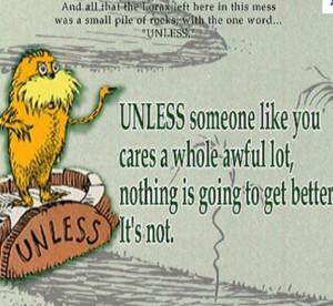 Good quote to share about caring for our environment.