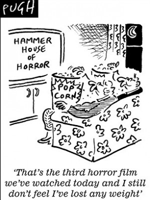 Watching your weight? Try watching a horror movie! Scary films can ...