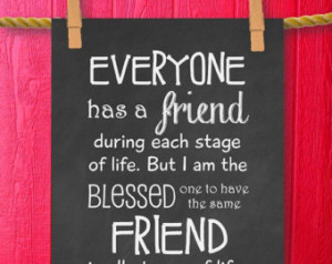 for Best Frien ds Quote Print Printable Art Framed Quotes Friendship ...