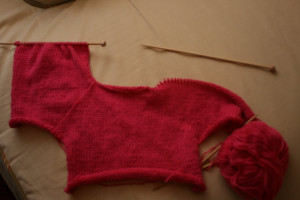 making a baby shrug to go over it since it will be cold no matter ...