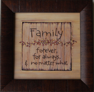 family quotes for picture frames