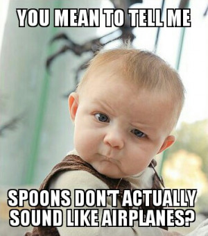 baby spoon, cute, love, meme, pretty, quote, quotes