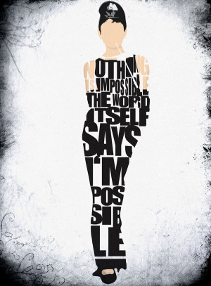 Beautiful Typographic Posters Feature Pop Culture Icons and Quotes.