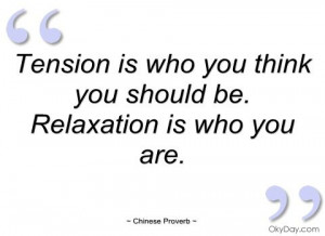 Tension and relaxation