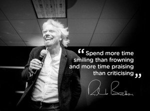 Spend more time smiling and praising