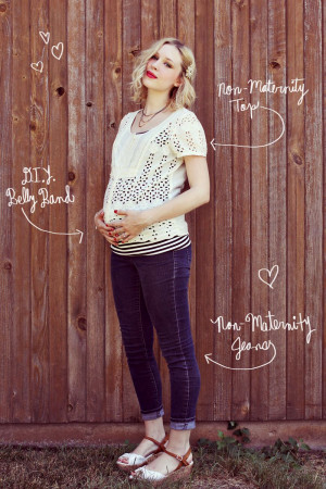 Make Your Own Belly Band — so you can wear your normal, otherwise ...