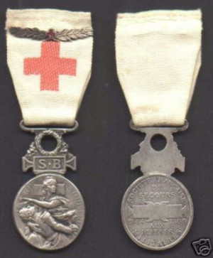 What medals would the French Red Cross have recieve ?