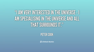 am very interested in the Universe - I am specialising in the Universe ...