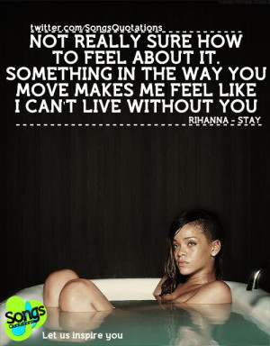 Stay ~ Rihanna