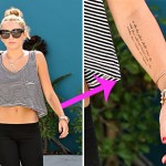 Miley Cyrus Tattoos Quote From Former U.S. President
