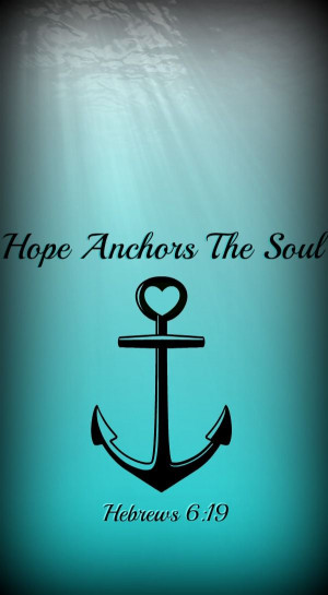 anchor #ocean #scripture #christian #phone #wallpaper #background