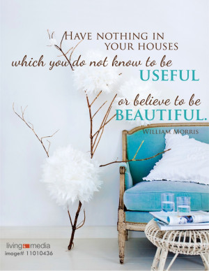 Interior Design Quote - Useful & Beautiful