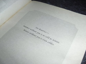 quotes lemony snicket book dedication beatrice baudelaire the hostile ...