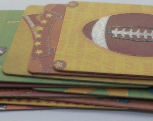 TOUCHDOWN Football - Journal Chip board Kit - Includes - Picture Cards ...