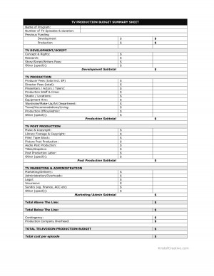 Search Results for: Film Production Budget Spreadsheet Template