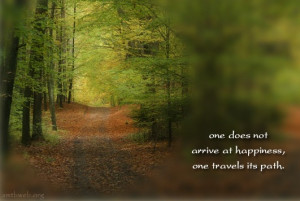 ... at happiness one travels its path venerable wuling path to peace