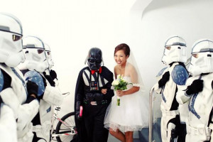 Star Wars Themed Wedding Photos