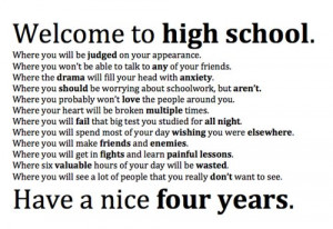 Reasons to high school dramas.