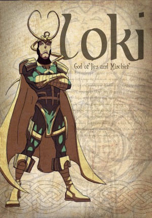Loki God of Lies and Mischief by Juggertha