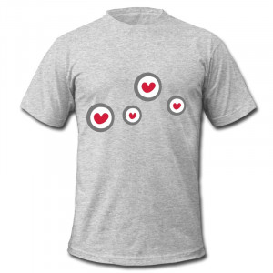 Cheap Regular Men Shirt cute hearts snowm ball Designed Quote T for ...