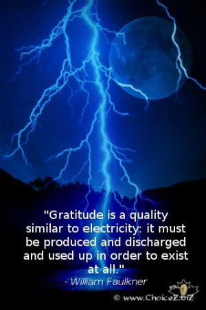 Gratitude - William Faulkner - iPod Wallpaper
