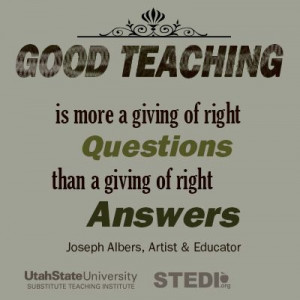 Give the right questions!