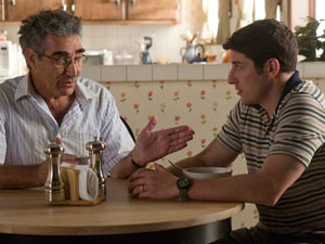 Jim and his dad (Eugene Levy) share another embarrassing conversation.