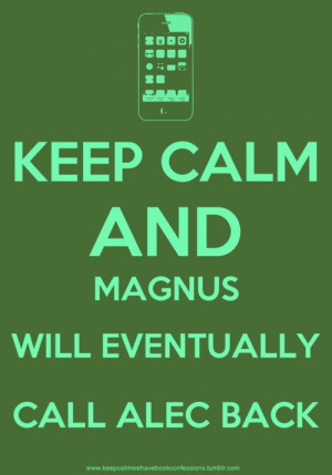 The Mortal Instruments Magnus and Alec