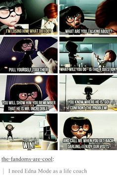 Edna Mode is literally the best character ever to come out of Pixar ...
