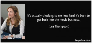 More Lea Thompson Quotes