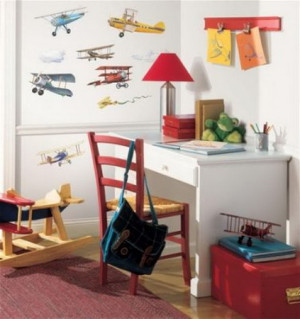 Amazing Plane Wall Decals Stickers for Kids Bedroom Wall Decorating ...