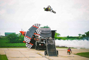 Watch This Guy Jump A Flying Airplane On A Dirtbike