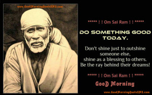 Sai Baba Good Morning SMS - Sai Blessings Quotes, Wishes, Message ...