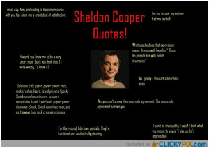 43 Dr Sheldon Cooper Quotes and Stuff