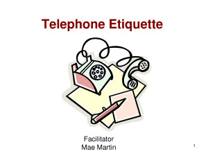 Customer Service Phone Etiquette by bwr21302
